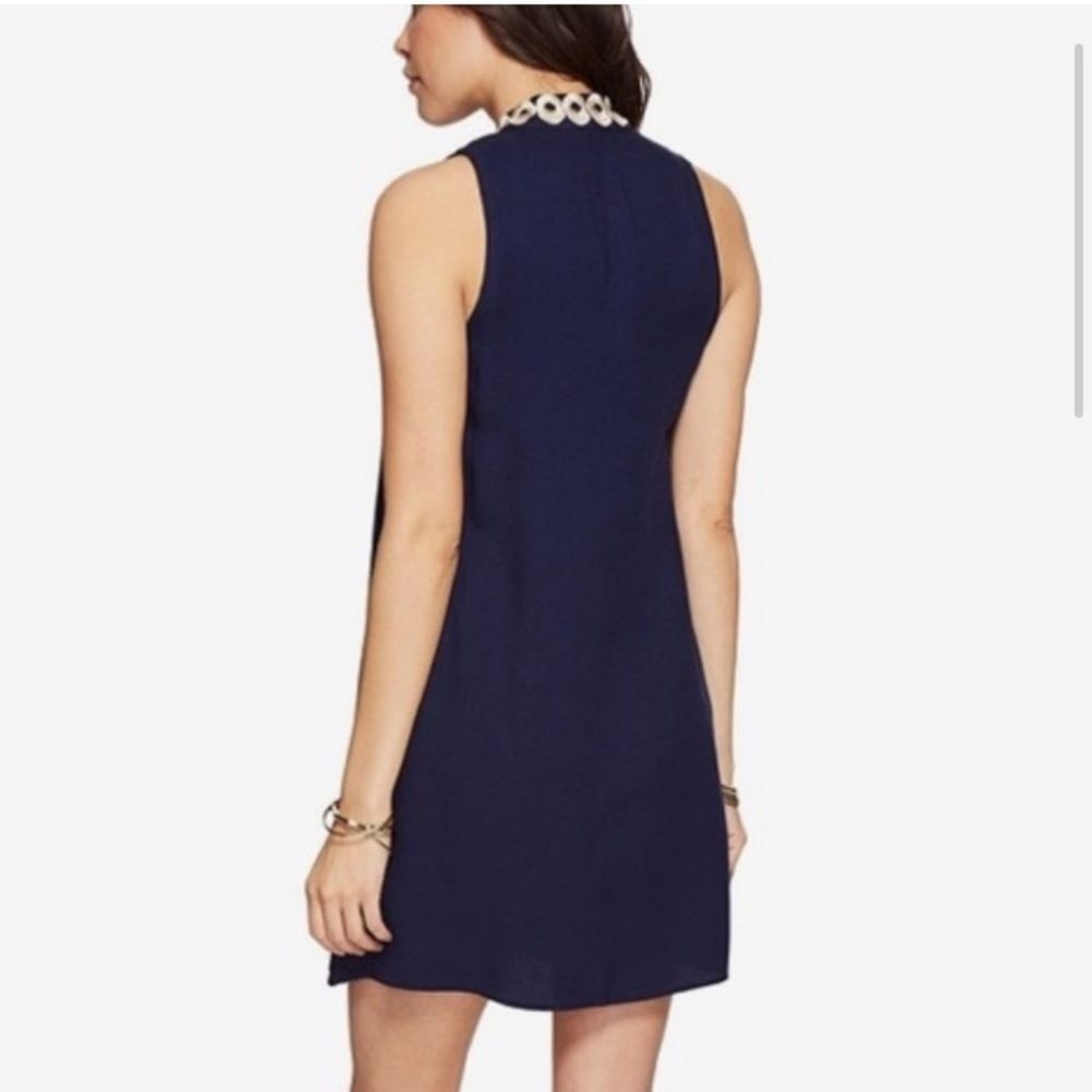 Lilly Pulitzer Women’s Jane navy shift dress size 4.  Good used condition. Read! - Picture 2 of 12